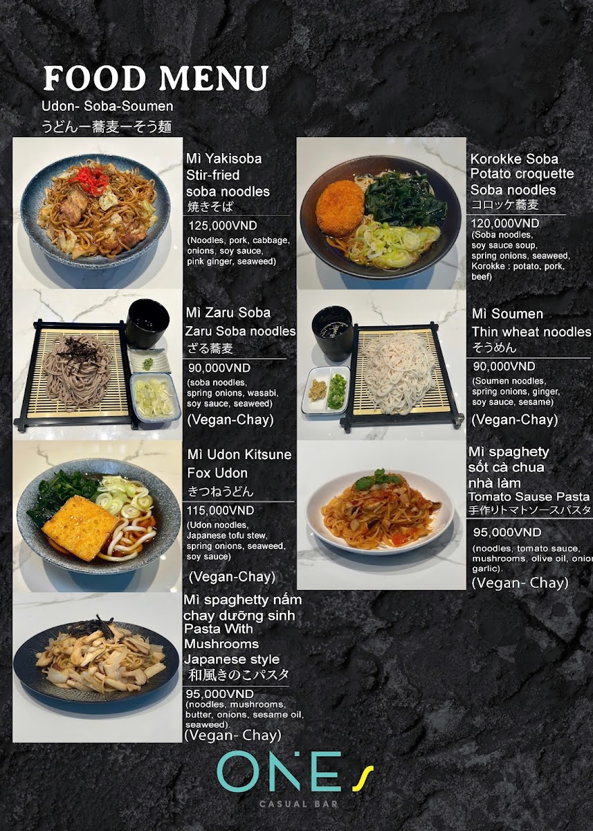 Menu Ones Casual Bar Japanese Restaurant-4